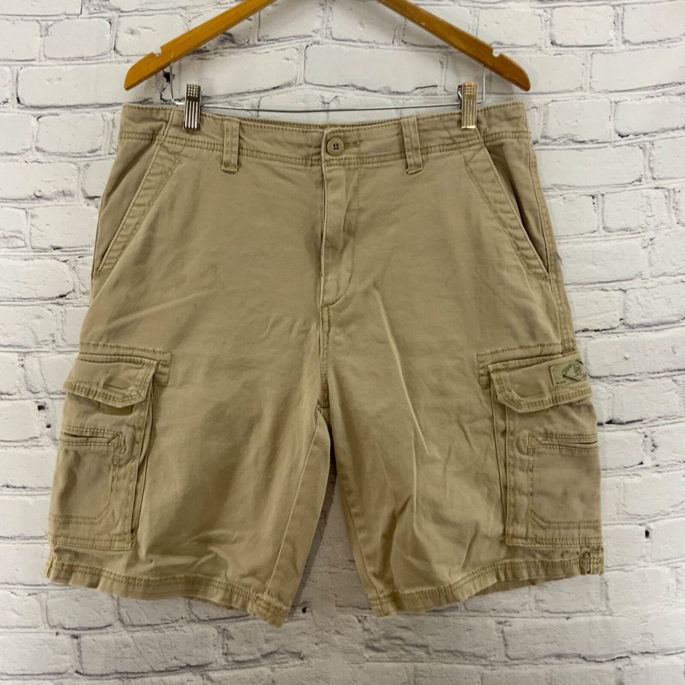 Union Bay Khaki‎ Cargo Shorts Mens Sz 36 Flaw